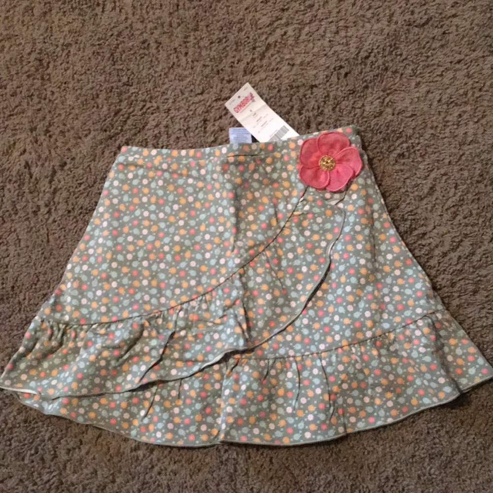 NWT Vintage Gymboree Summer Safari floral skort Sz 9